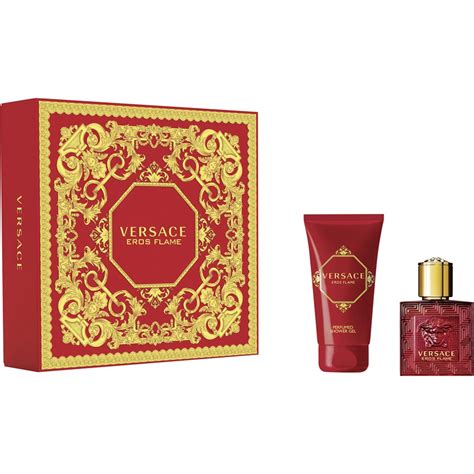 set de versace eros|Versace Eros flame gift set.